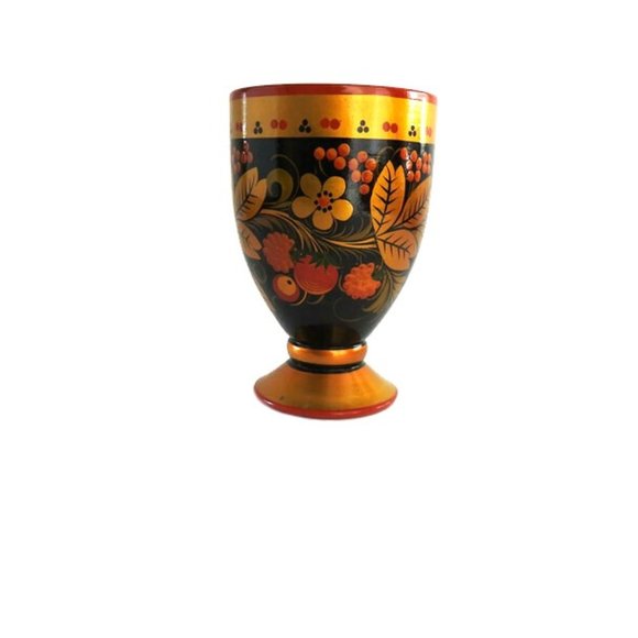 Russian Lacquerware Khokhloma Paper Napkin Holder - Picture 5 of 9